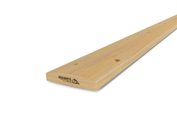 lame terrasse H MELEZE - 25 x 145 mm - 3,05 ml - 1 face bombée - Non traité